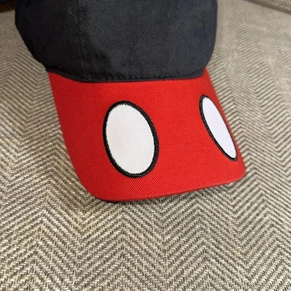 DISNEY WALT DISNEY WORLD PARKS MICKEY MOUSE BALLCAP HAT WITH MICKEY EARS EUC - Picture 13 of 13